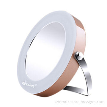 Double-Sided, Lighted Make Up Mirror